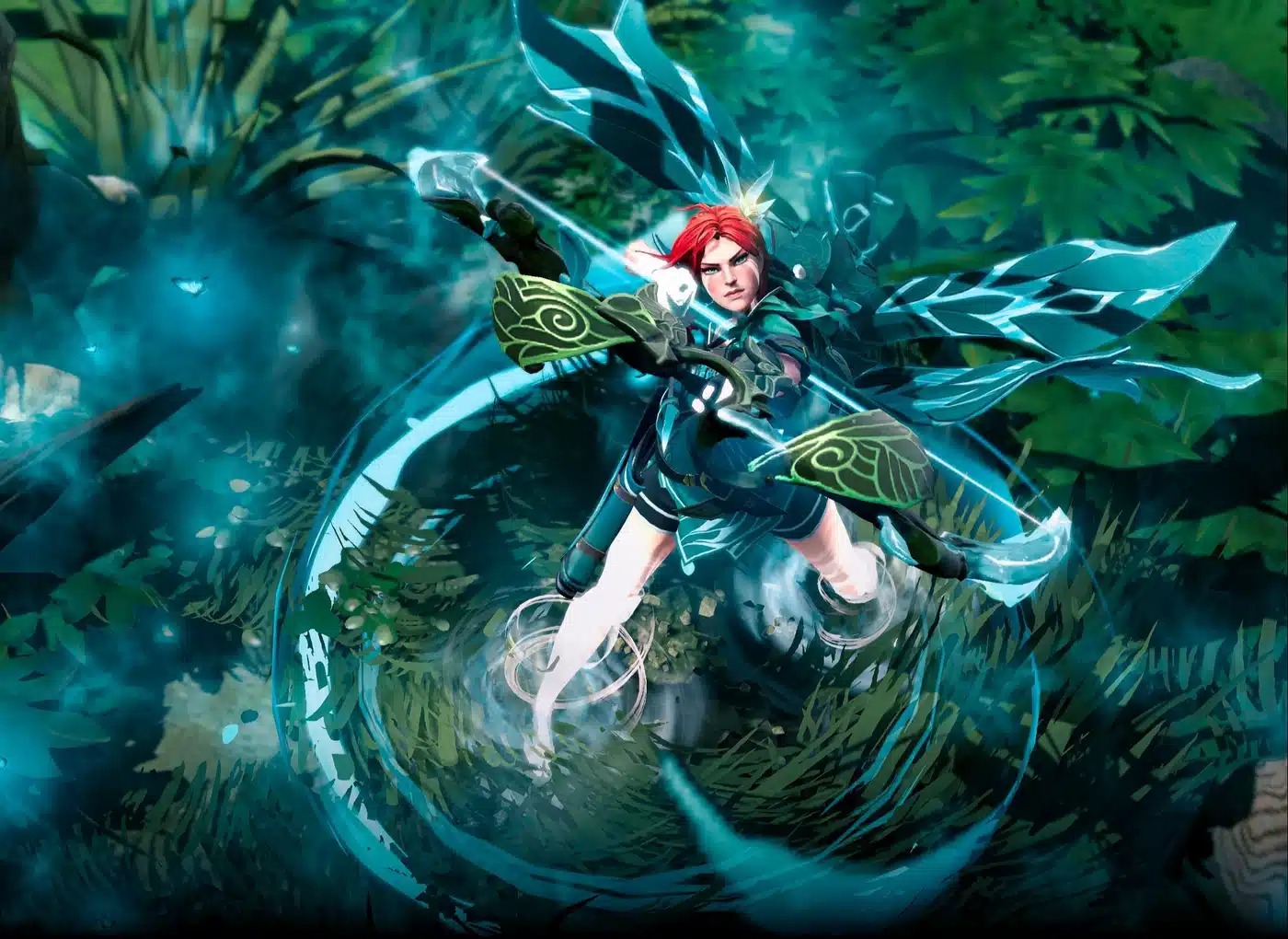 DOTA2女性英雄插画